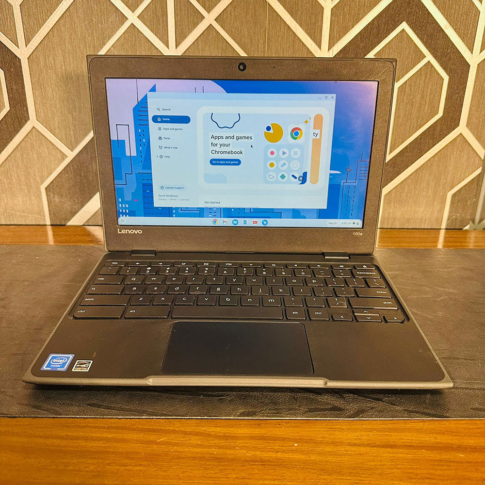 Lenovo | ChromeBook 100E | 4GB RAM | 32GB Storage | 11.6″ Display | Webcam | Playstore Supported | 2027 Updateable | ChromeBook
