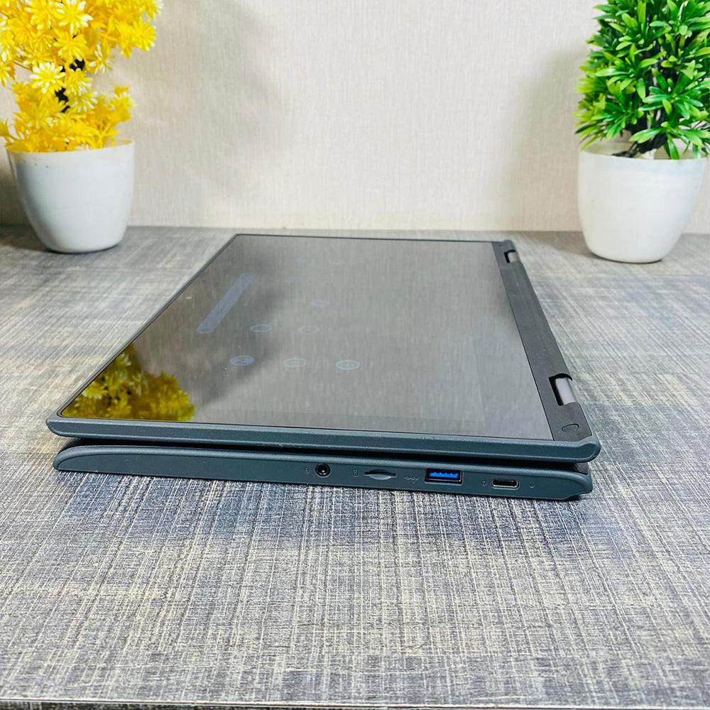 Lenovo | 500 1st Gen | 2 in 1 Chromebook | 32GB Storage | 4GB RAM | Touch Screen | 11.6″ Screen | 360 Rotatable Screen | Chromebook Update till 2029