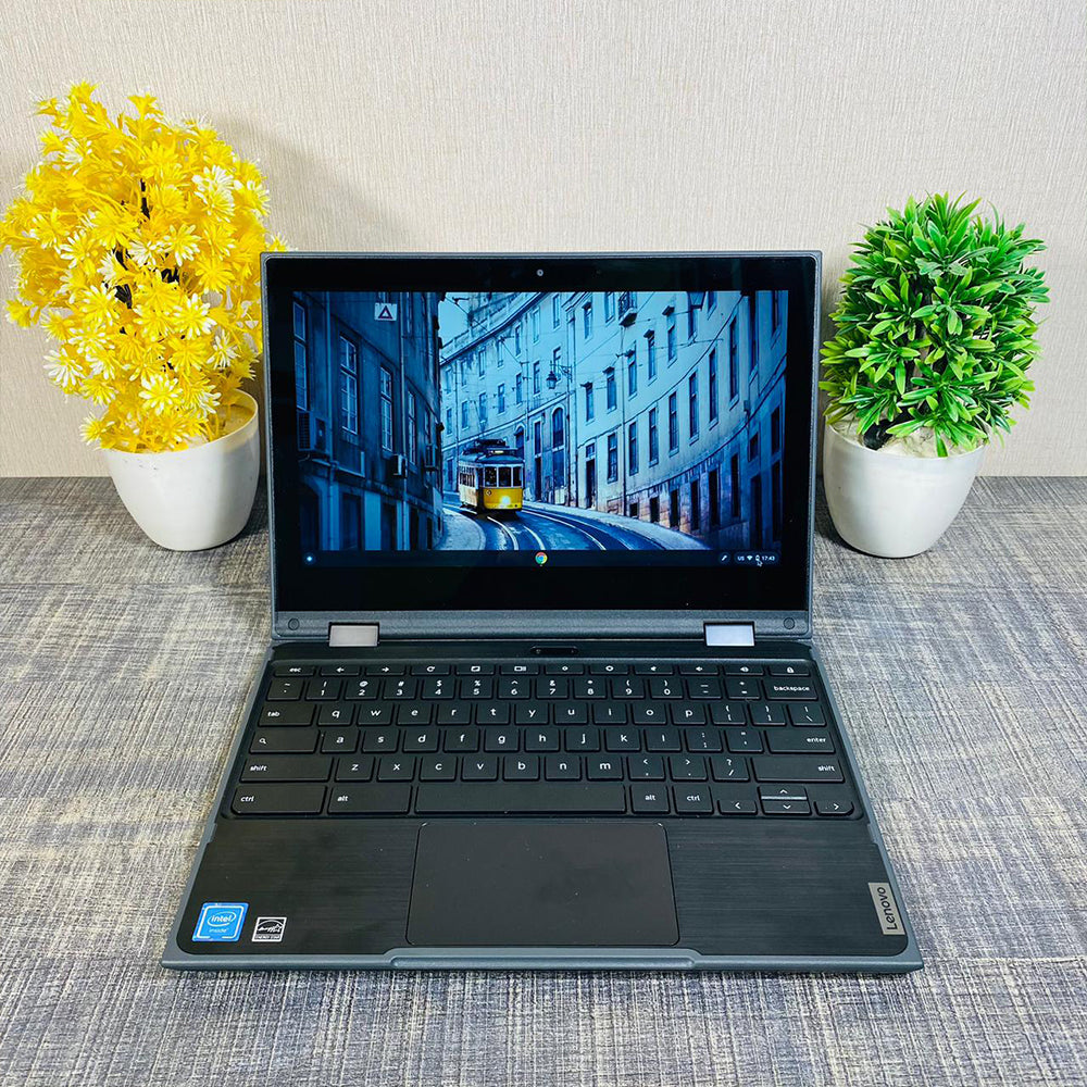 Lenovo | 500 1st Gen | 2 in 1 Chromebook | 32GB Storage | 4GB RAM | Touch Screen | 11.6″ Screen | 360 Rotatable Screen | Chromebook Update till 2029