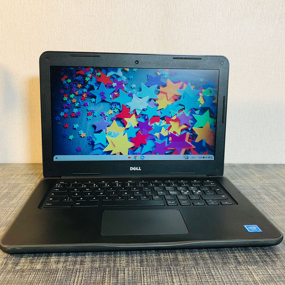 Dell | Chromebook 3380 touch screen | 32GB Storage | 4GB RAM | ‎Intel Celeron 3855U 1.60GHz | 13.3 Inch Display | Playstore Supported | Touchscreen | Chromebook