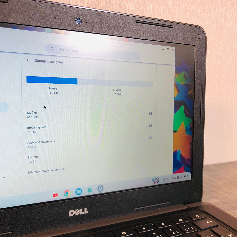 Dell | Chromebook 3380 touch screen | 32GB Storage | 4GB RAM | ‎Intel Celeron 3855U 1.60GHz | 13.3 Inch Display | Playstore Supported | Touchscreen | Chromebook