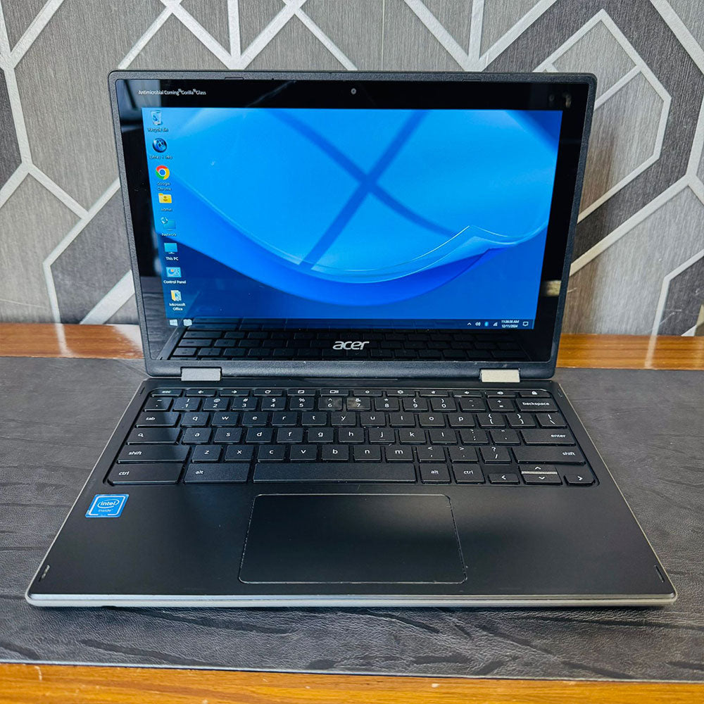 Acer | Chromebook Spin 511 R752T | 32GB Storage | 4GB RAM | Intel UHD Graphics 500 | Intel Celeron N4020 | 11.6″ Display | Windows 10 | ChromeBook Update Till 2029