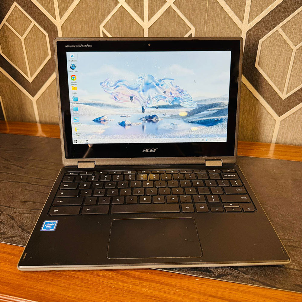 Acer | Chromebook Spin 511 R752T | 32GB Storage | 4GB RAM | Intel UHD Graphics 500 | Intel Celeron N4020 | 11.6″ Display | Windows 10 | ChromeBook Update Till 2029