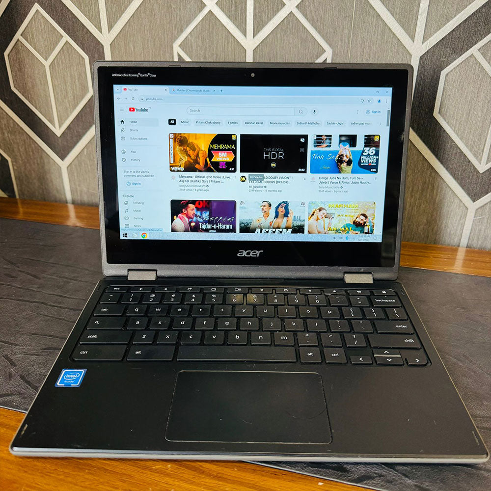 Acer | Chromebook Spin 511 R752T | 32GB Storage | 4GB RAM | Intel UHD Graphics 500 | Intel Celeron N4020 | 11.6″ Display | Windows 10 | ChromeBook Update Till 2029