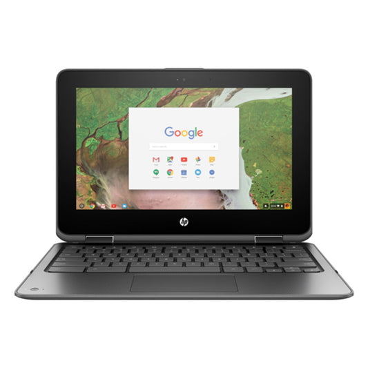 HP | Chromebook X360 11 G1 EE | 32GB Storage | 4GB RAM | Touch Screen | Playstore Supported | 360 Rotation | Dual Core | ChromeBook